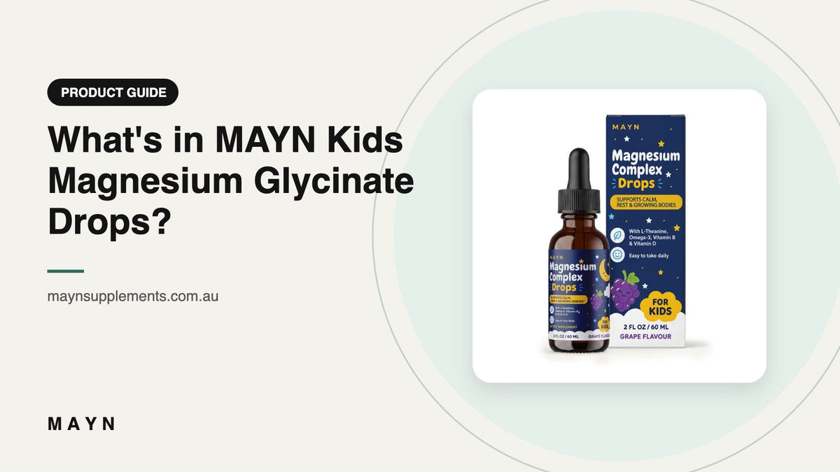 What's in MAYN Kids Magnesium Glycinate Drops?