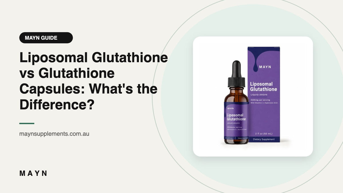 Liposomal Glutathione vs Glutathione Capsules: What's the Difference?