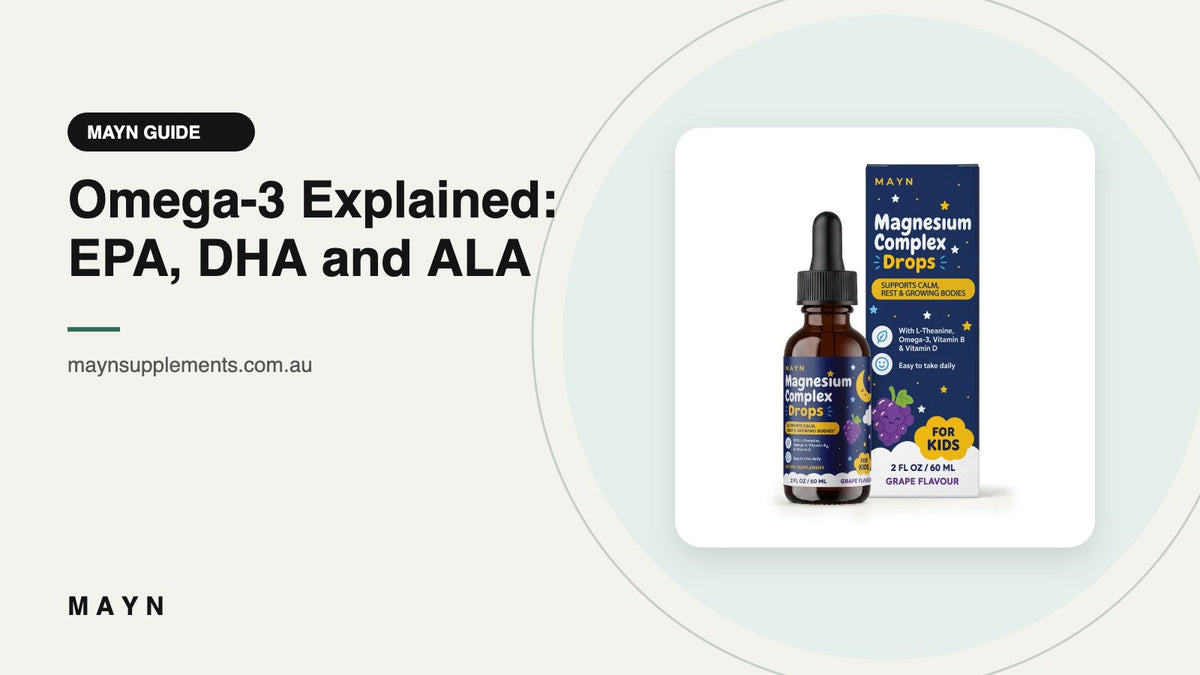 Omega-3 Explained: EPA, DHA and ALA