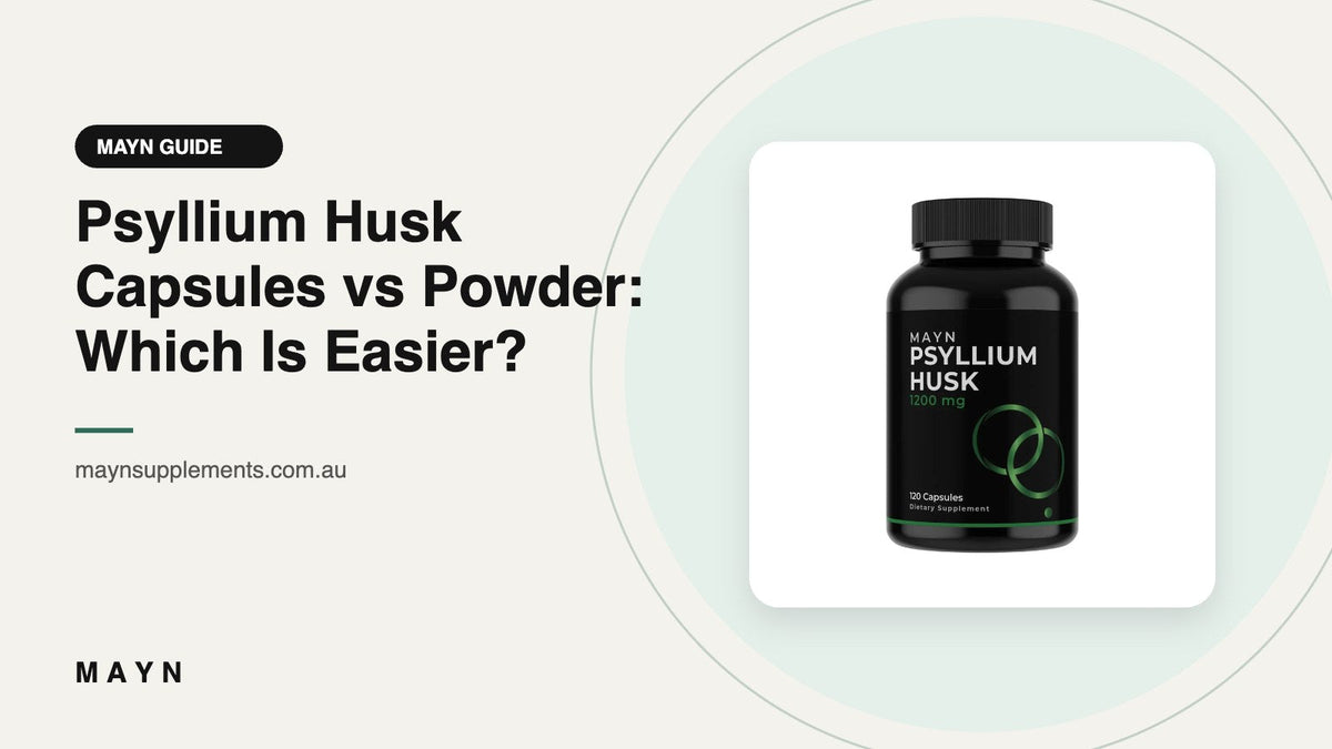 Psyllium Husk Capsules vs Powder: Which Is Easier?