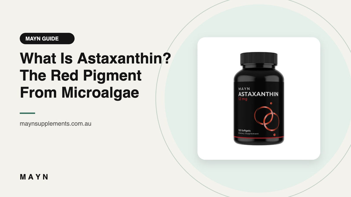 What Is Astaxanthin? The Red Pigment From Microalgae