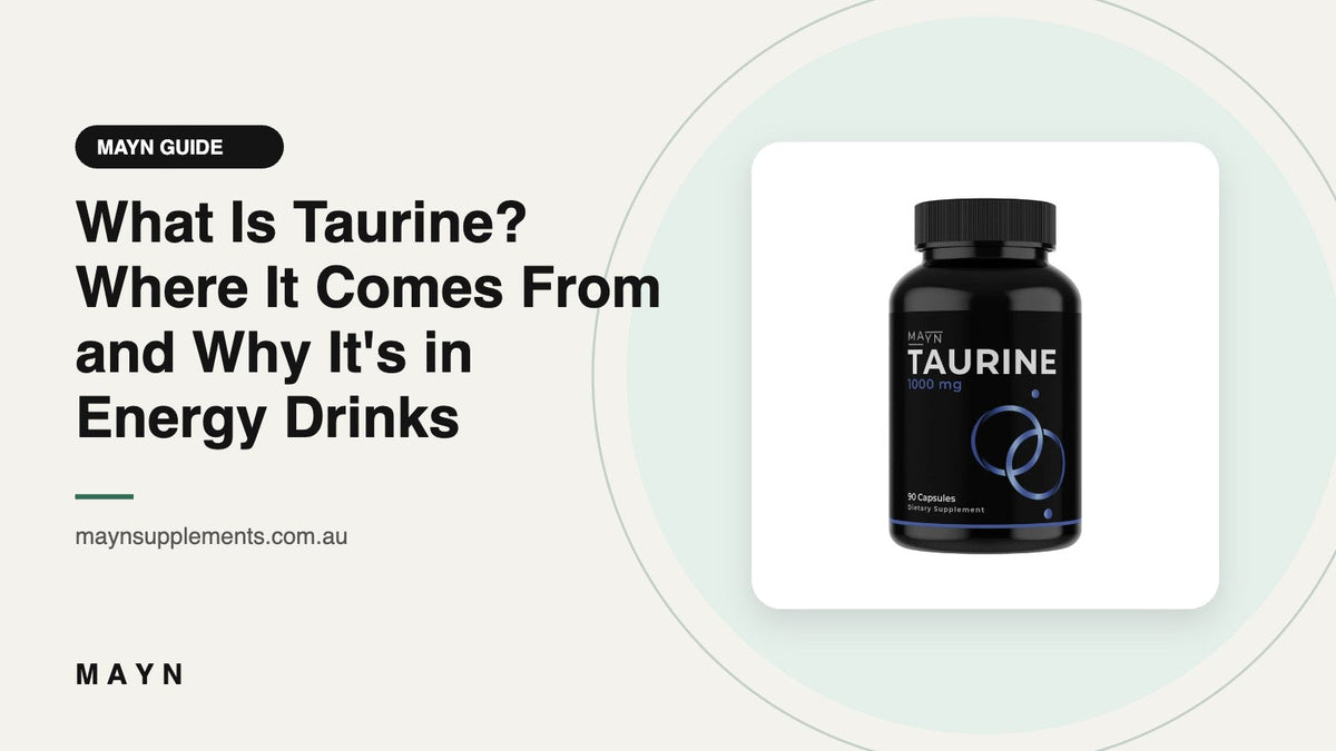 What Is Taurine? Where It Comes From and Why It's in Energy Drinks