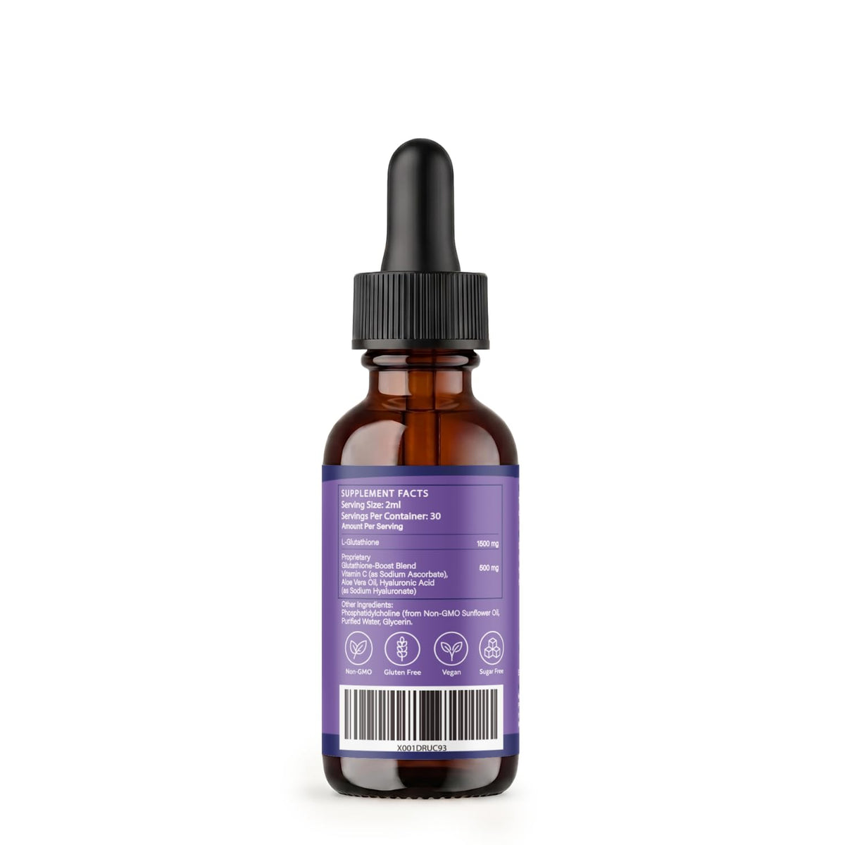 MAYN Liposomal Glutathione Liquid Drops – 60mL – image 2