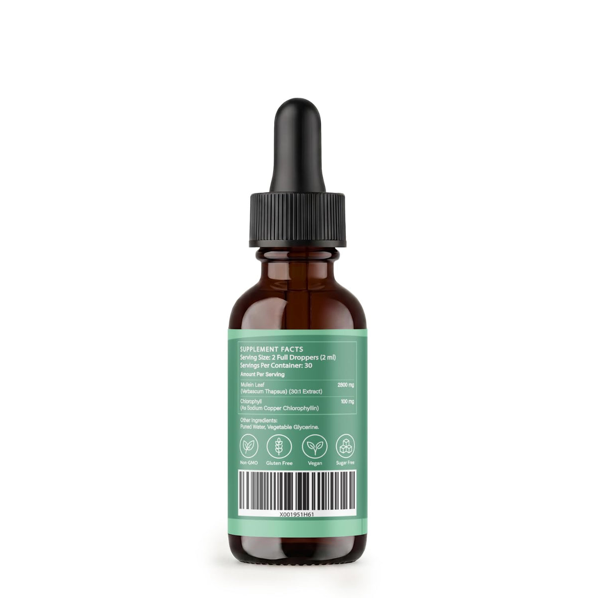 MAYN Mullein Leaf Extract Liquid Drops – 60mL – image 2