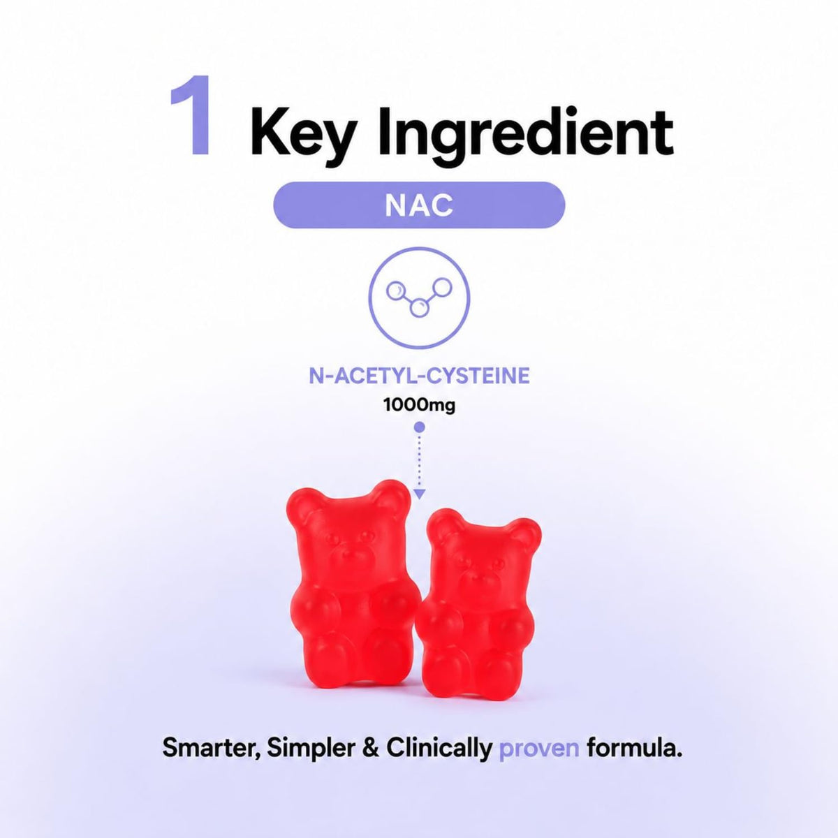 MAYN NAC (N-Acetyl-Cysteine) 1000mg Gummies – 60 Gummies – image 4