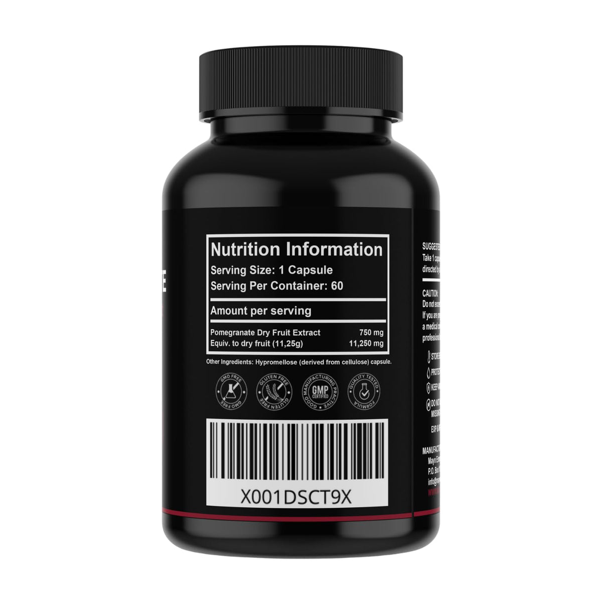MAYN Pomegranate Extract 15:1 – 60 Capsules – image 2