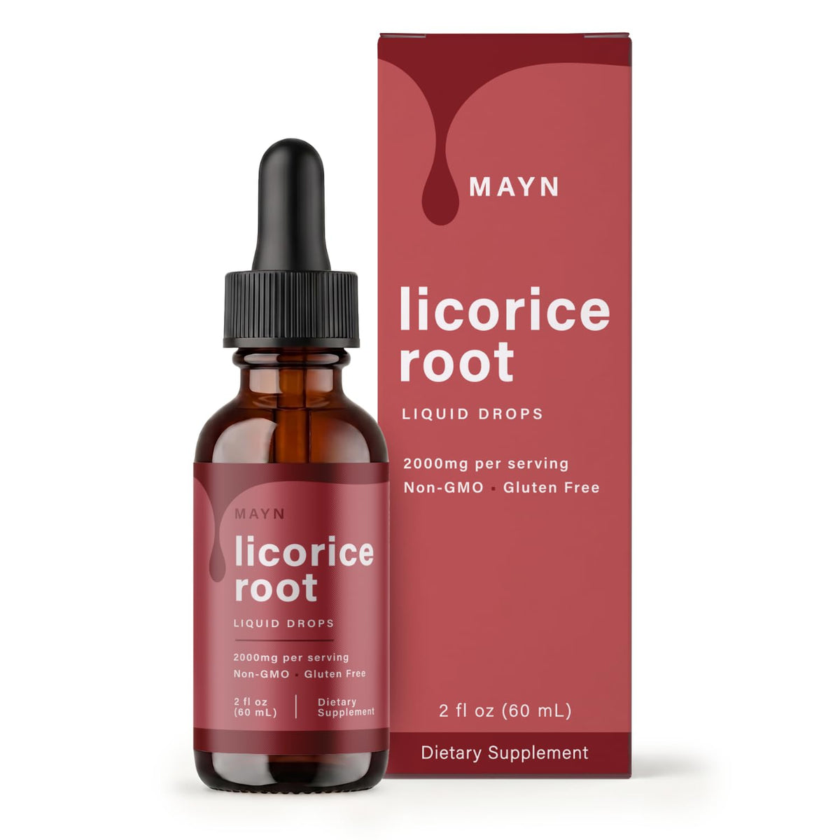 MAYN Licorice Root Extract Liquid Drops – 60mL