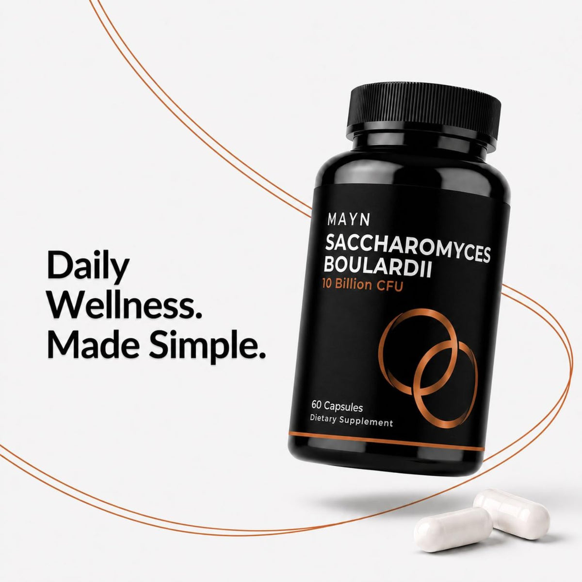 MAYN Saccharomyces Boulardii 10 Billion CFU – 60 Capsules – image 3
