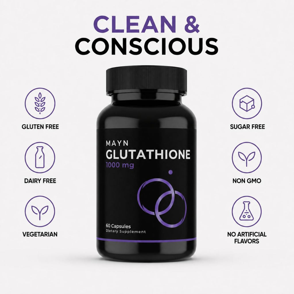 MAYN Glutathione 1000mg – 60 Capsules – image 6