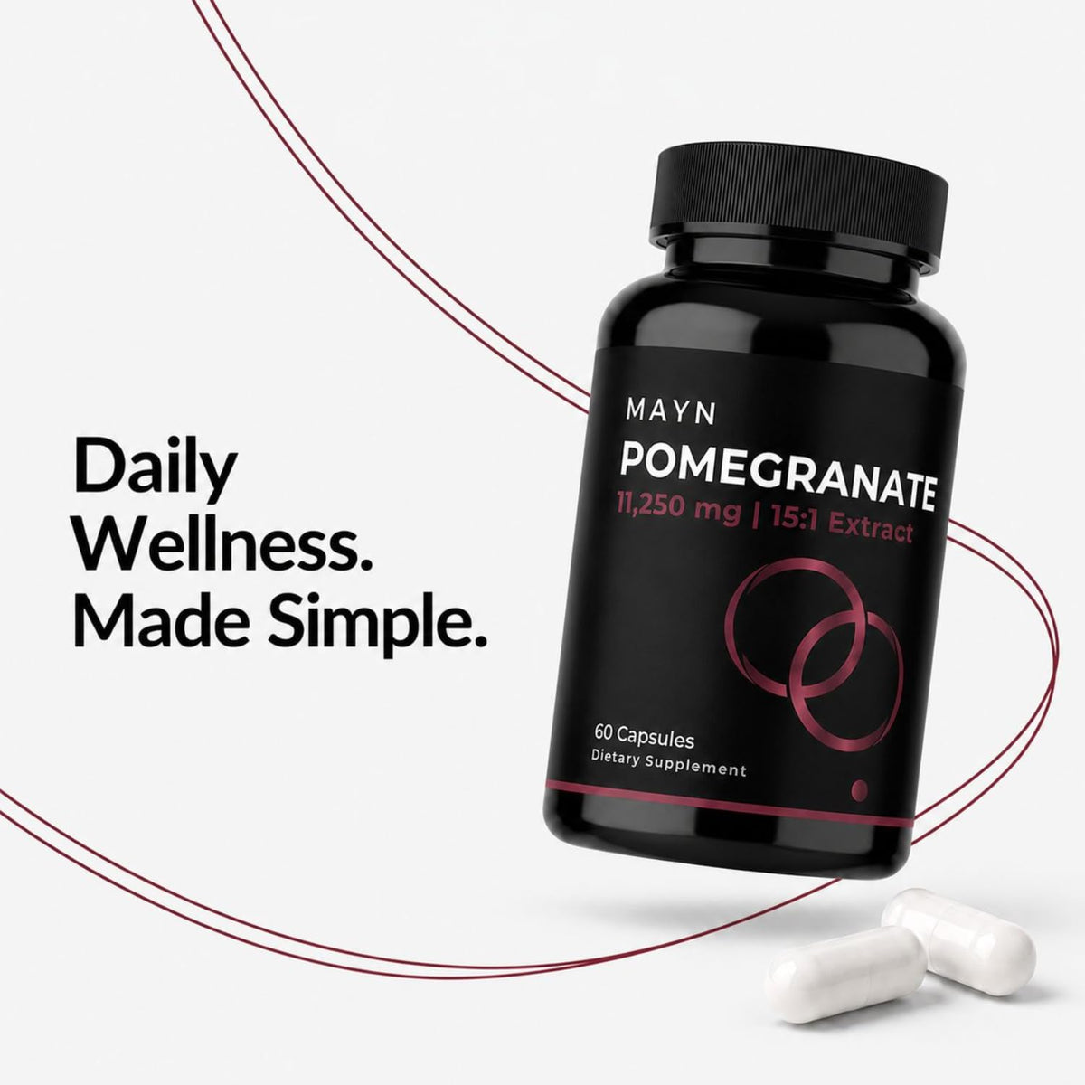 MAYN Pomegranate Extract 15:1 – 60 Capsules – image 3