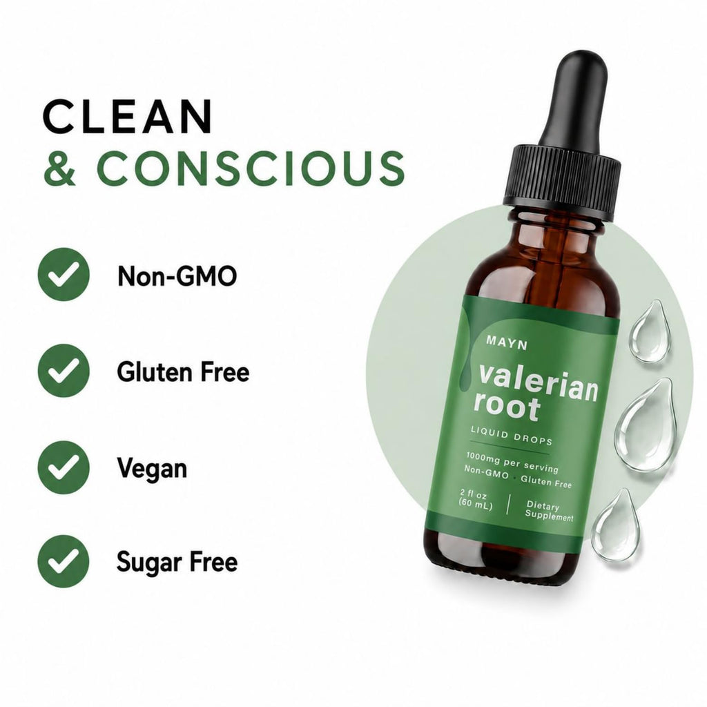MAYN Valerian Root Extract Liquid Drops – 60mL – image 6