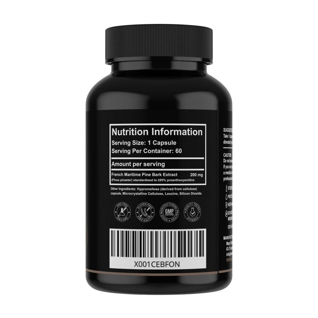 MAYN Pine Bark Extract 200mg – 60 Capsules – image 2