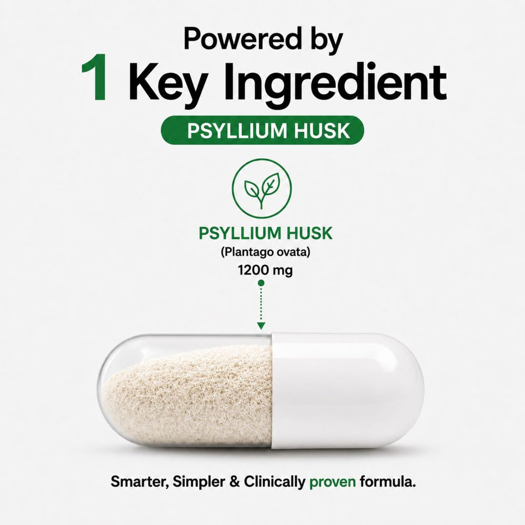 MAYN Psyllium Husk 1200mg – 120 Capsules – image 4