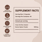 MAYN Grass-Fed Beef Spleen – 120 Capsules – image 5