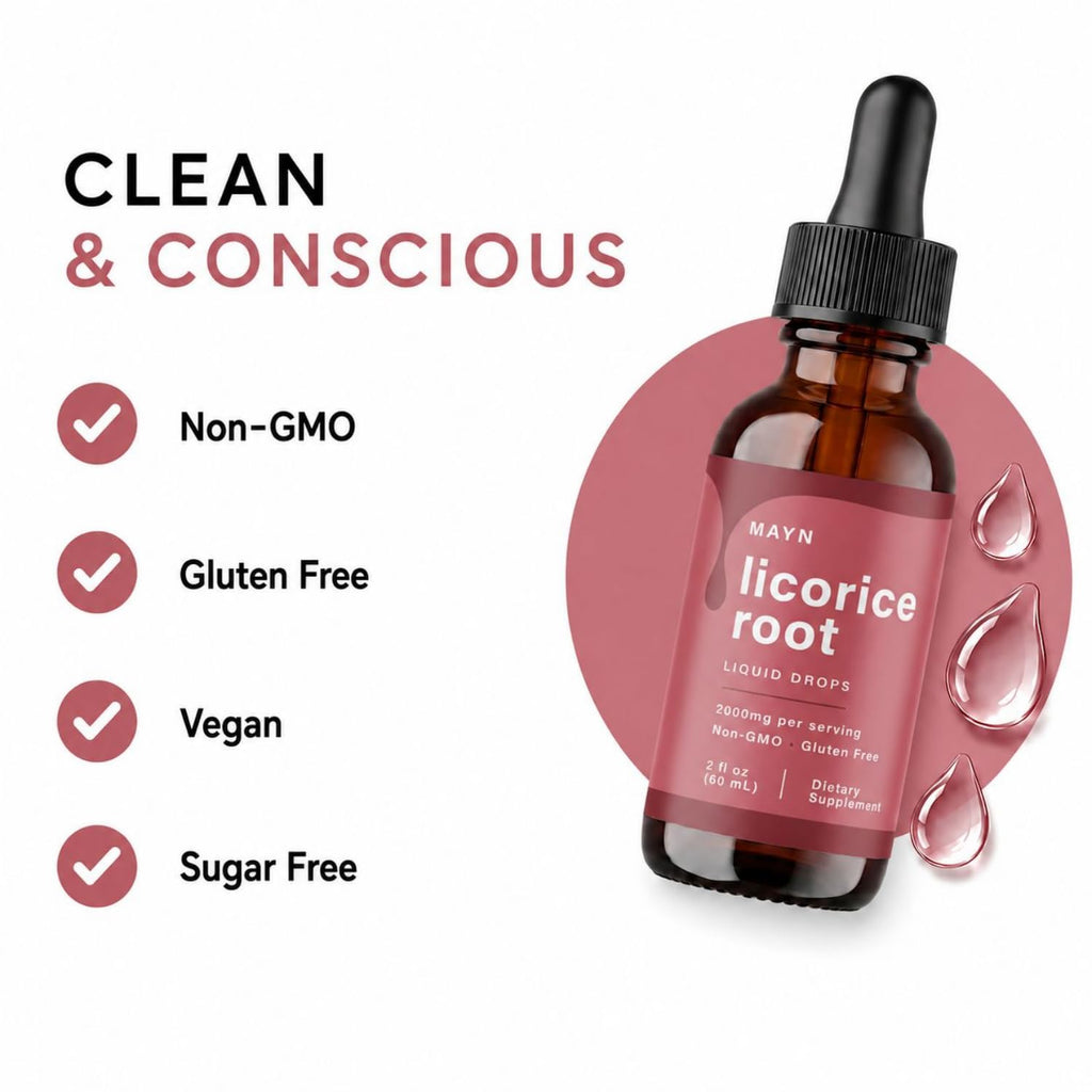 MAYN Licorice Root Extract Liquid Drops – 60mL – image 5