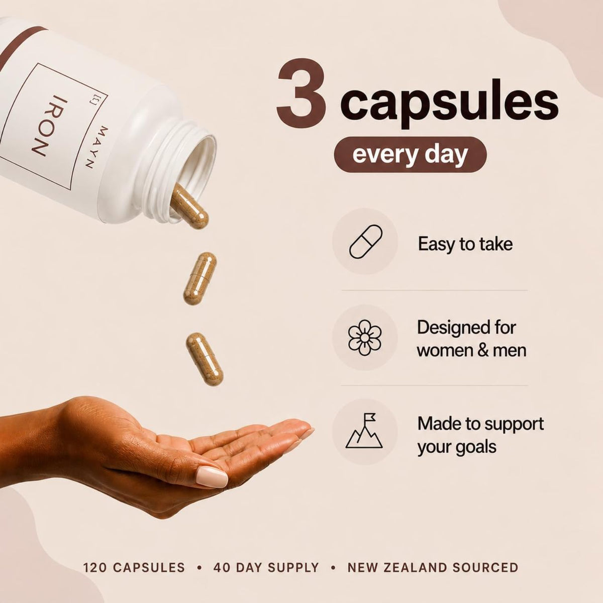 MAYN Grass-Fed Beef Spleen – 120 Capsules – image 2