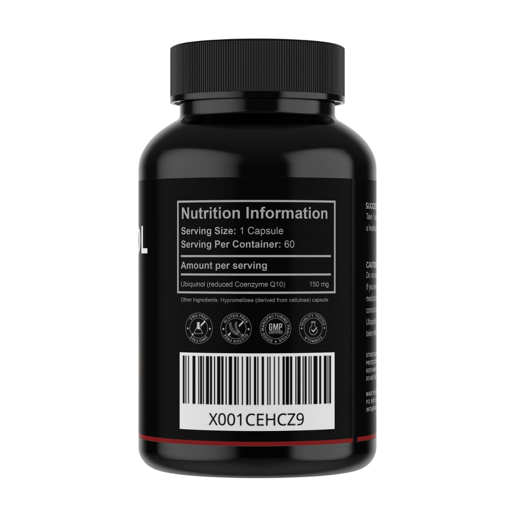 MAYN Ubiquinol 150mg – 60 Capsules – image 2