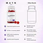 MAYN Glutathione Gummies with L-Glutamine, Magnesium & Zinc – 60 Gummies – image 8