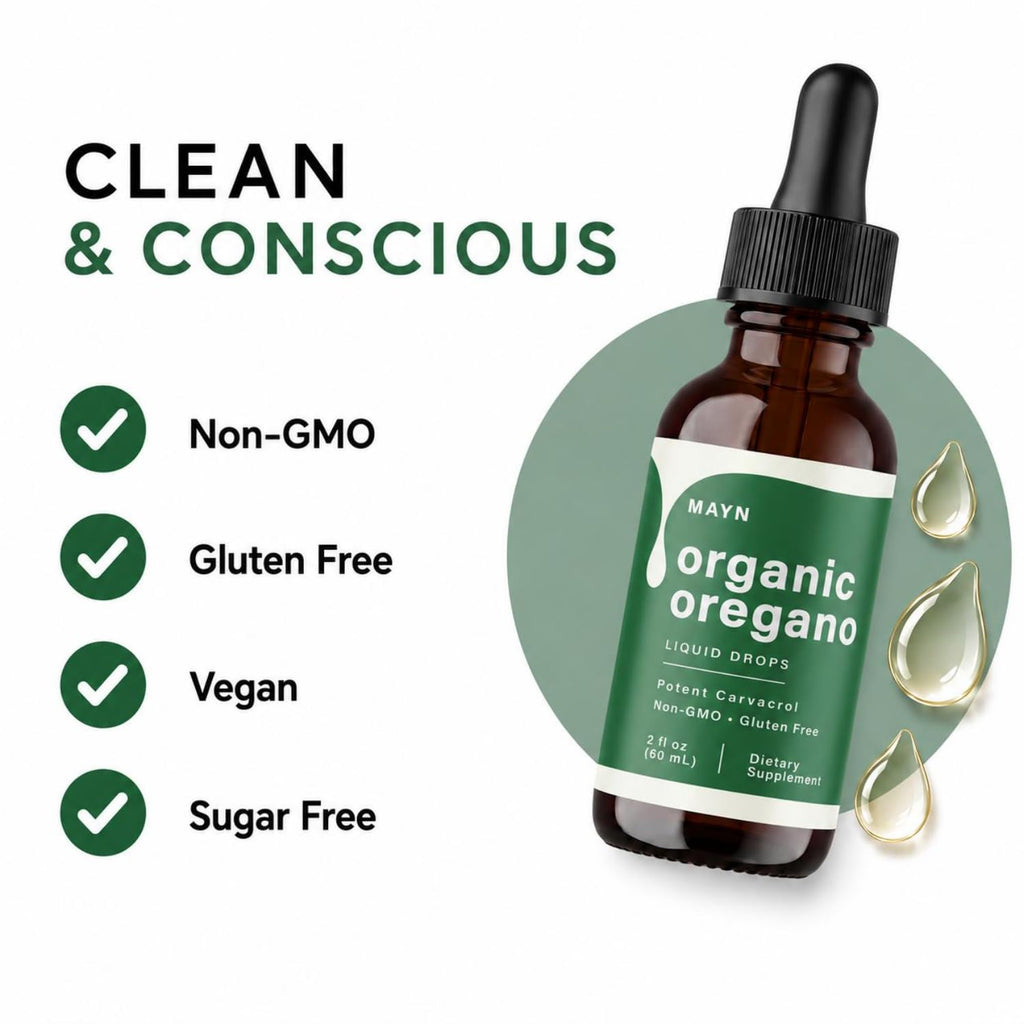 MAYN Oregano Oil Liquid Drops – 60mL – image 6