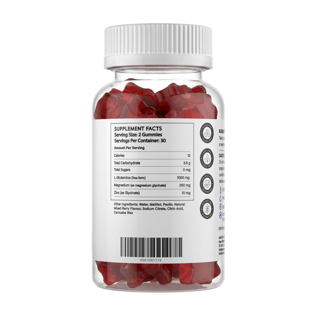 MAYN Glutathione Gummies with L-Glutamine, Magnesium & Zinc – 60 Gummies – image 2