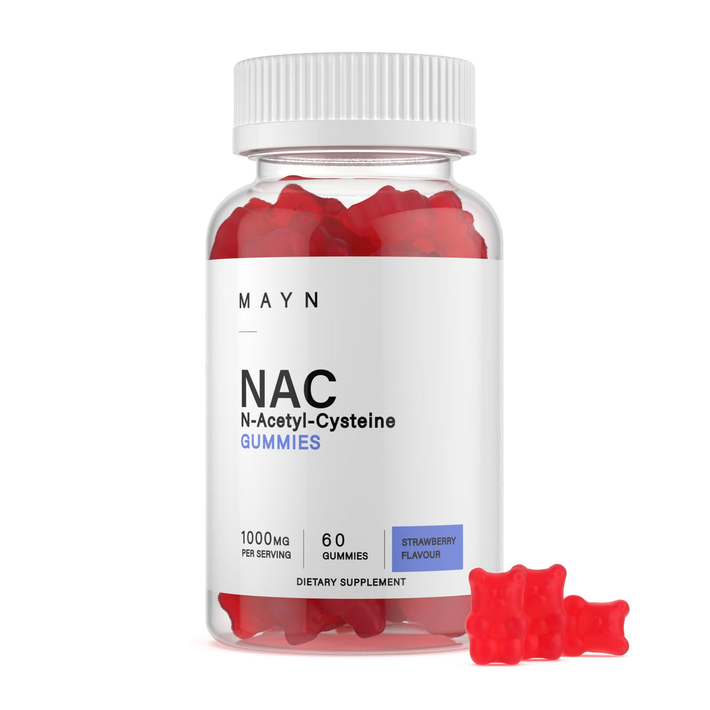 MAYN NAC (N-Acetyl-Cysteine) 1000mg Gummies – 60 Gummies