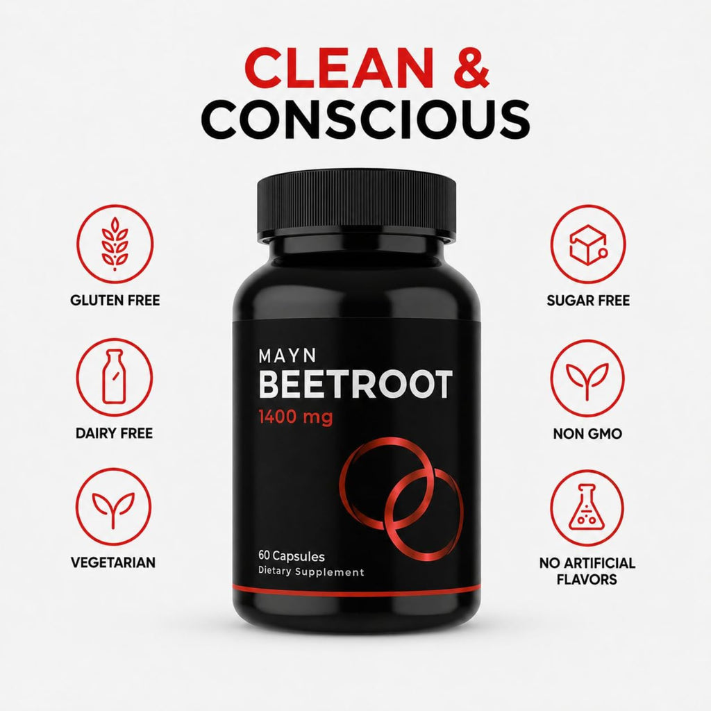 MAYN Beetroot 1400mg – 60 Capsules – image 6