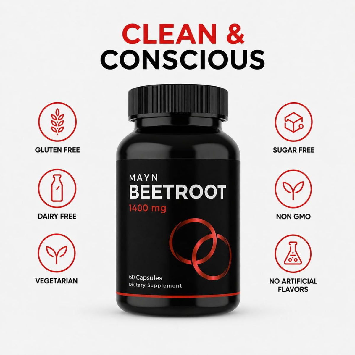 MAYN Beetroot 1400mg – 60 Capsules – image 6