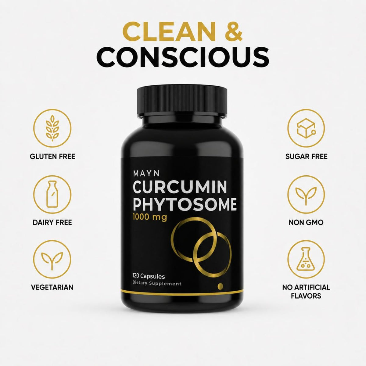 MAYN Curcumin Phytosome 1000mg – 120 Capsules – image 6