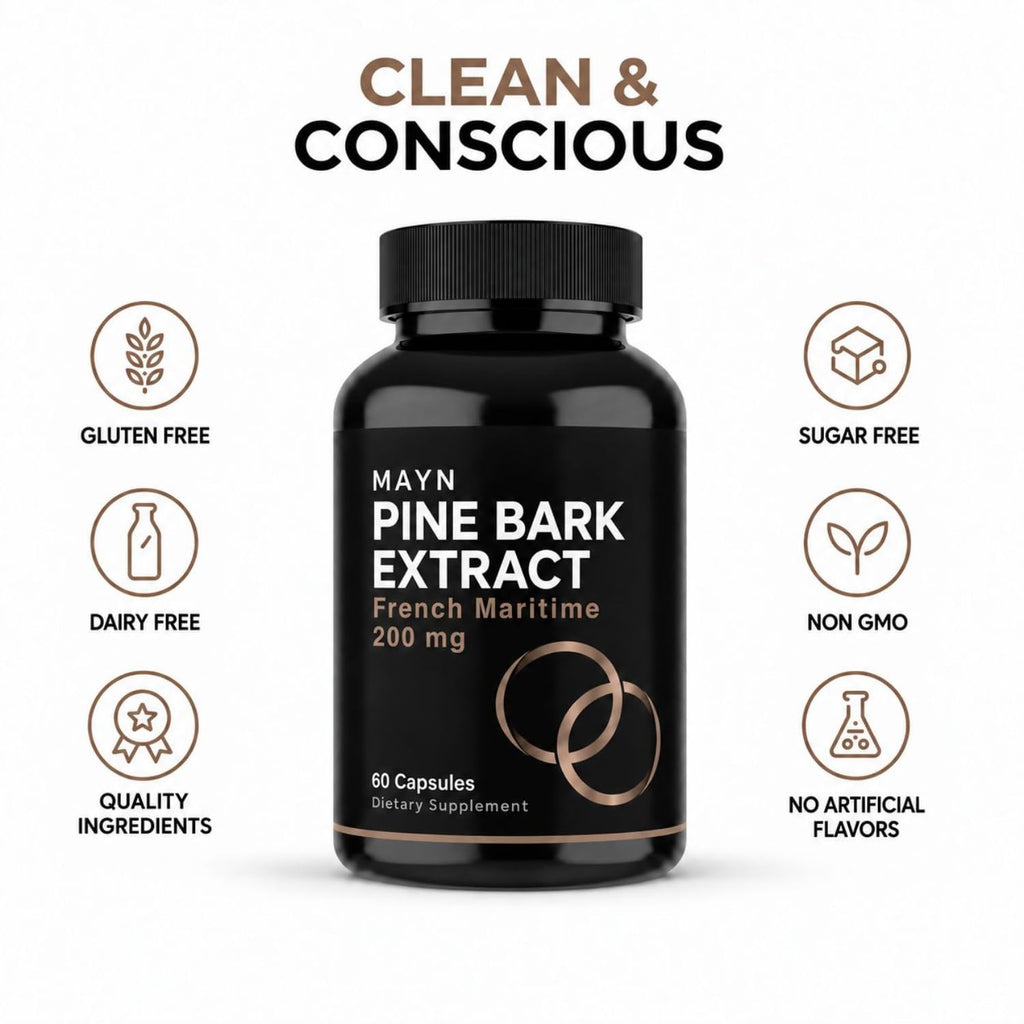 MAYN Pine Bark Extract 200mg – 60 Capsules – image 7