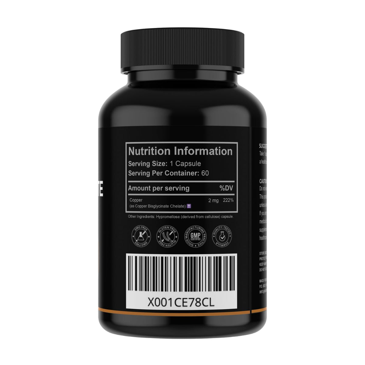 MAYN Copper Bisglycinate 2mg – 60 Capsules – image 2