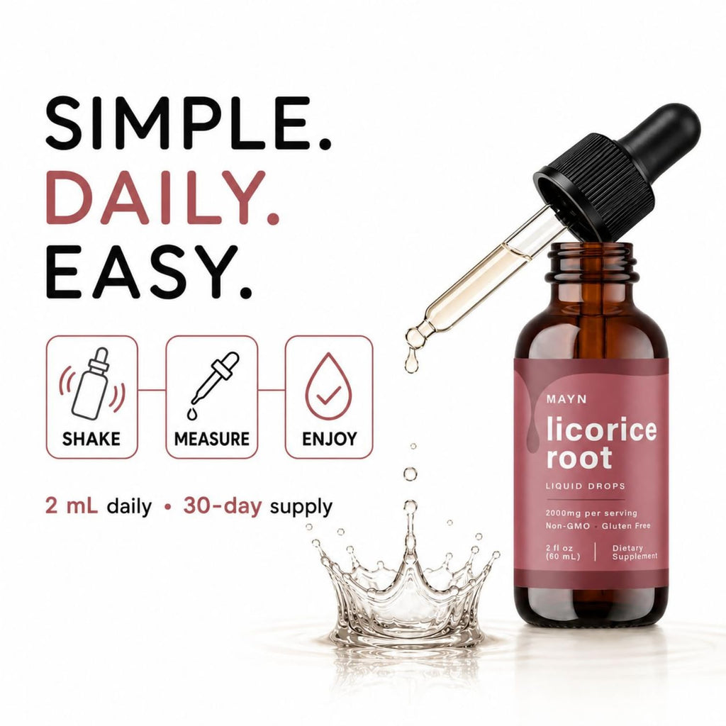 MAYN Licorice Root Extract Liquid Drops – 60mL – image 4