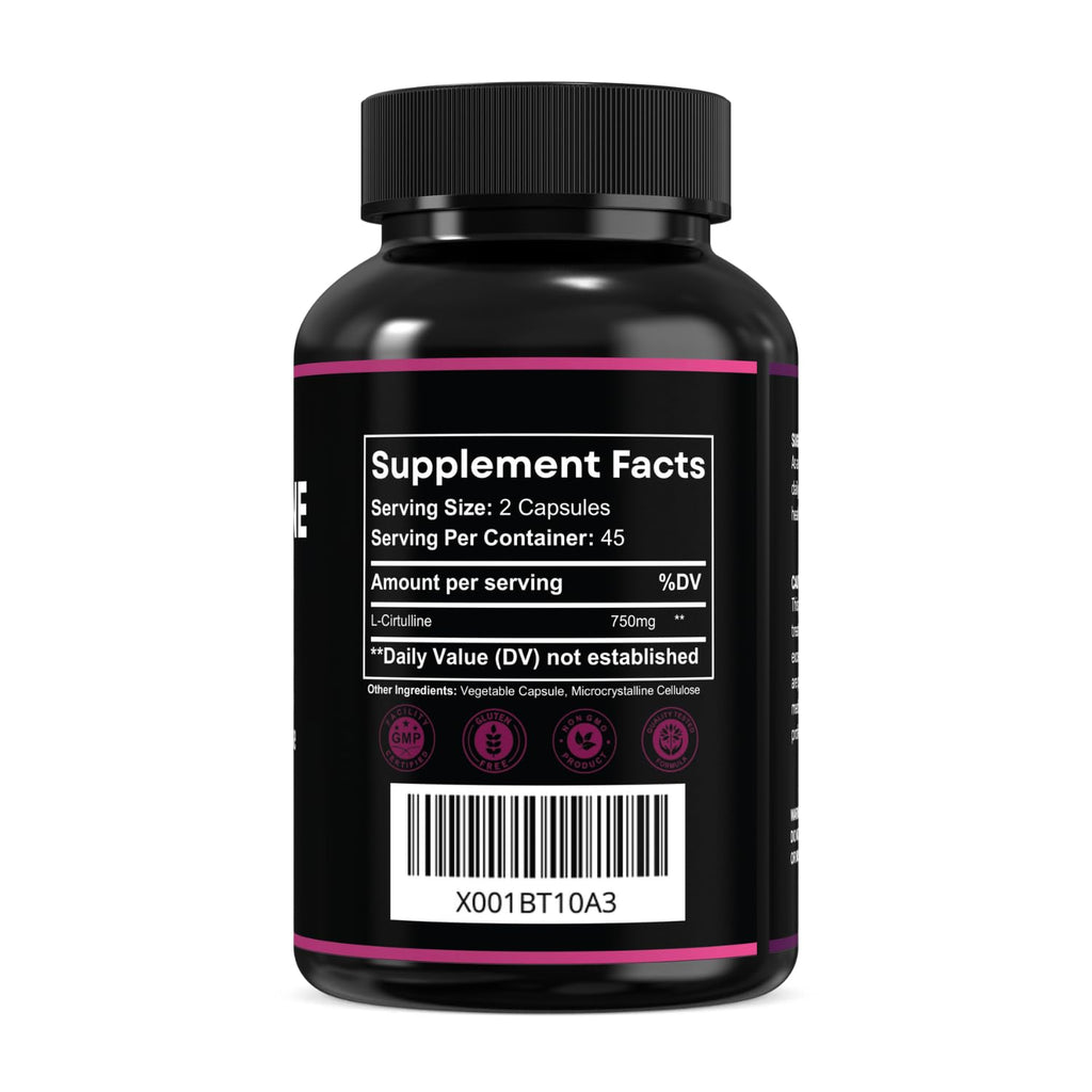 MAYN L-Citrulline 750mg – 90 Capsules – image 2