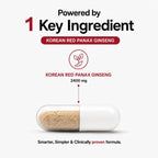 MAYN Korean Red Panax Ginseng 2400mg – 60 Capsules – image 4
