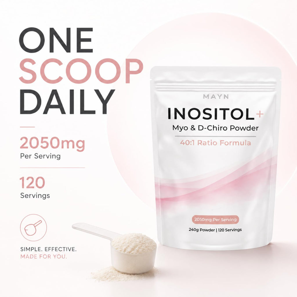 MAYN Myo & D-Chiro Inositol 40:1 Powder – 240g – image 6