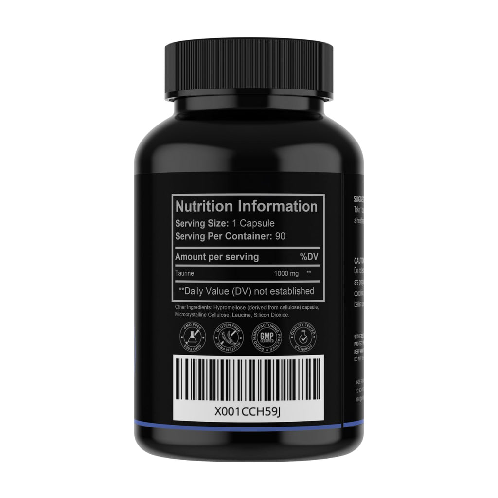MAYN Taurine 1000mg – 90 Capsules – image 2