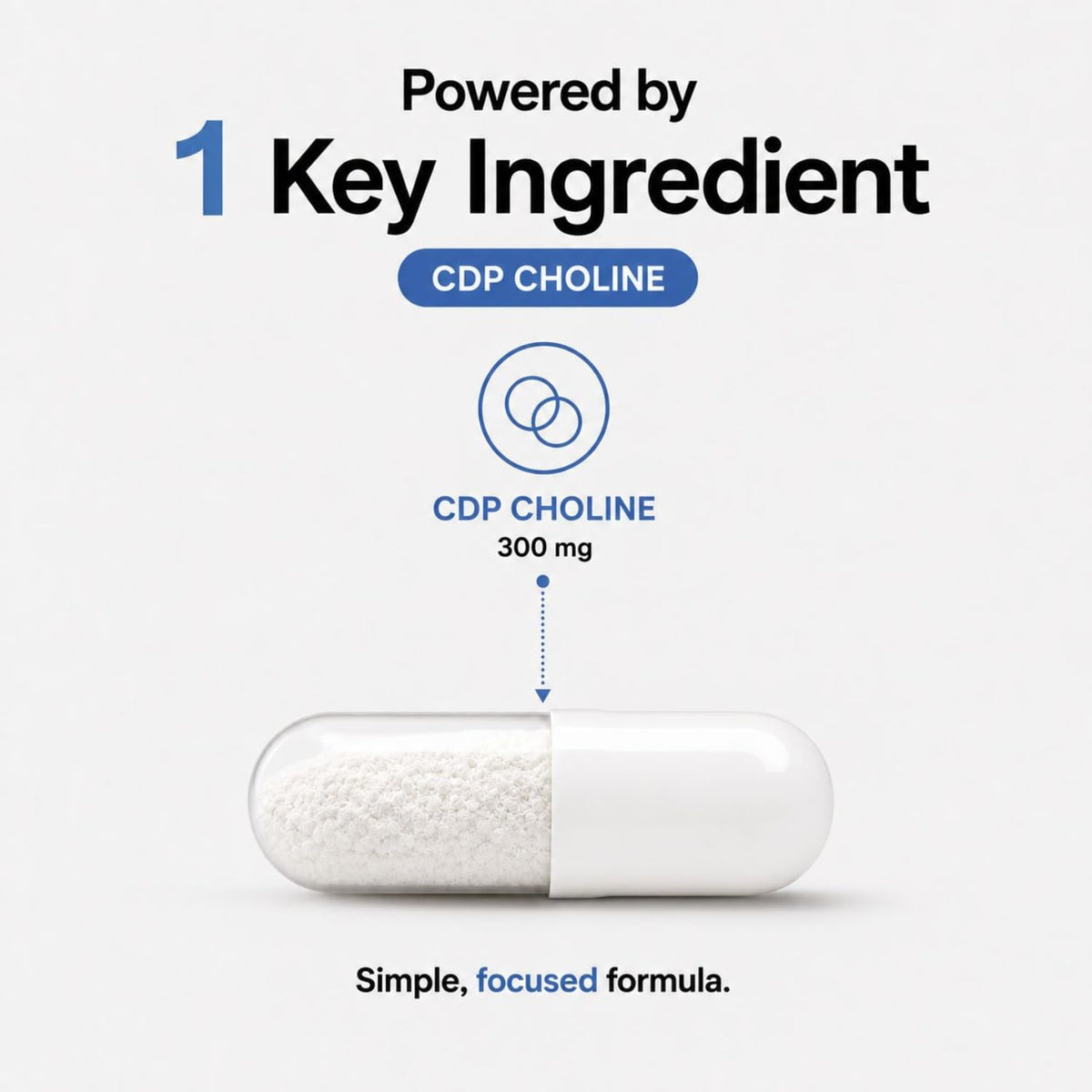 MAYN CDP Choline (Citicoline) 300mg – 90 Capsules – image 4