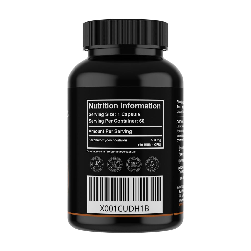 MAYN Saccharomyces Boulardii 10 Billion CFU – 60 Capsules – image 2