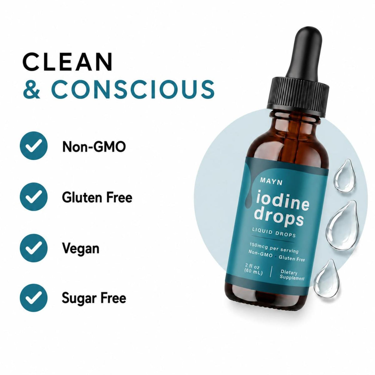 MAYN Iodine Liquid Drops – 60mL – image 7