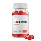 MAYN Saffron Gummies with L-Theanine, GABA, Ashwagandha & Turmeric – 60 Gummies