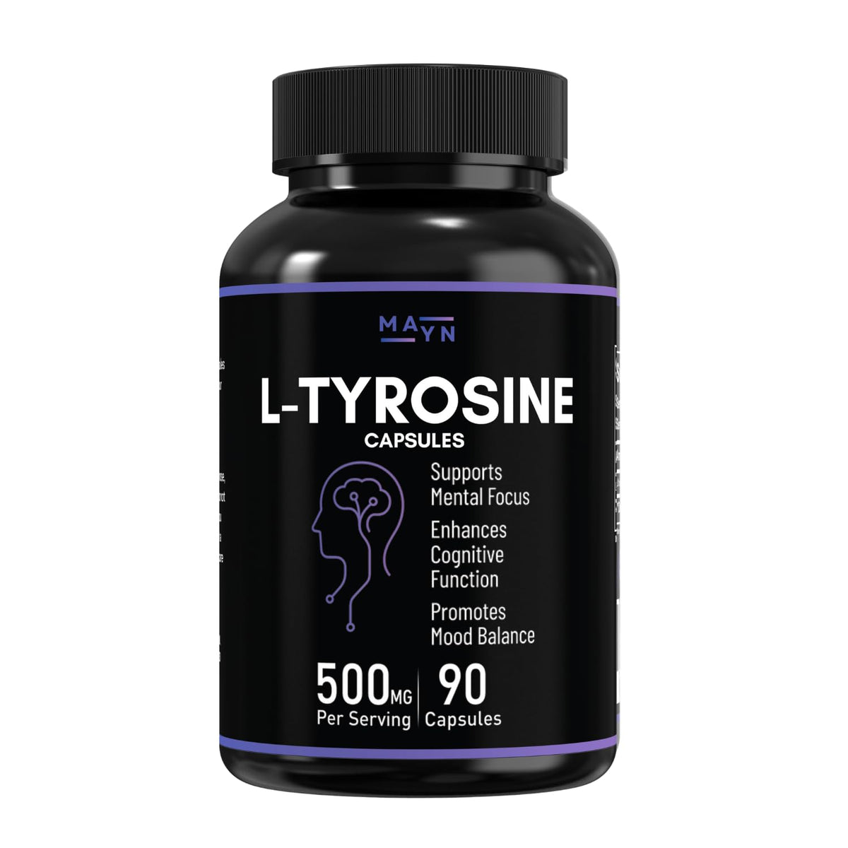 MAYN L-Tyrosine 500mg – 90 Capsules
