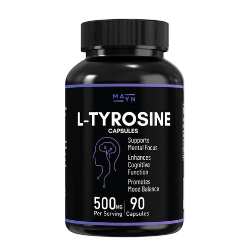 L-Tyrosine 500mg – 90 Capsules