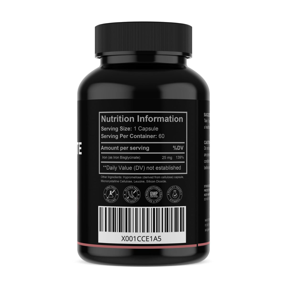 MAYN Iron Bisglycinate 25mg – 60 Capsules – image 2