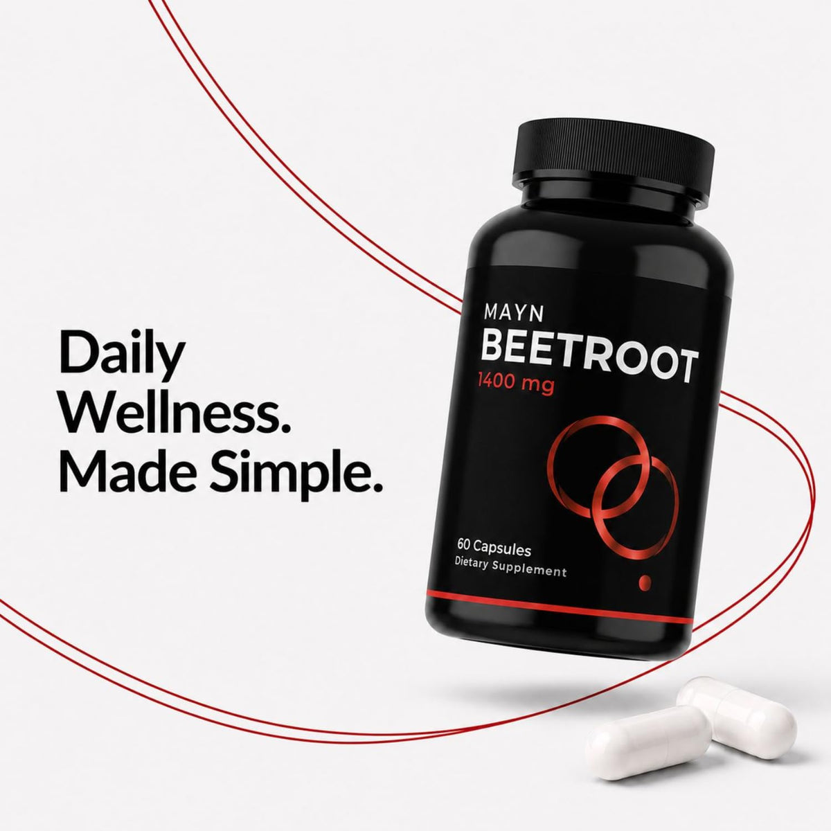 MAYN Beetroot 1400mg – 60 Capsules – image 3