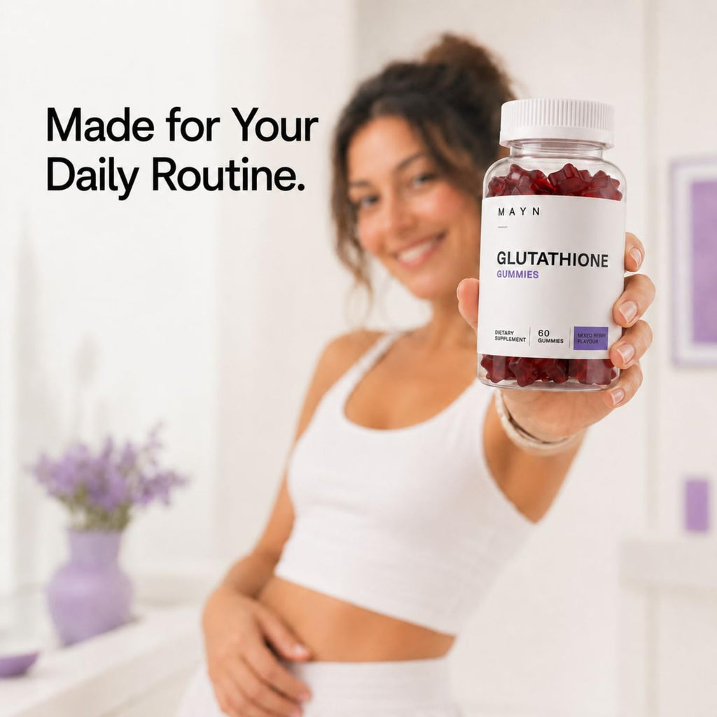 MAYN Glutathione Gummies with L-Glutamine, Magnesium & Zinc – 60 Gummies – image 7