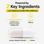 MAYN Lactobacillus Reuteri Complex 22 Billion CFU with Prebiotic Inulin – 60 Capsules – image 4