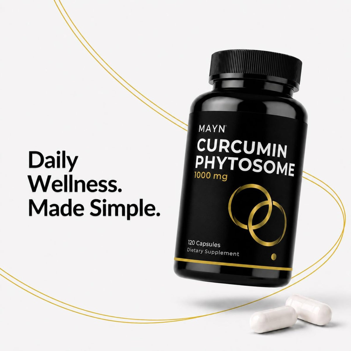 MAYN Curcumin Phytosome 1000mg – 120 Capsules – image 3