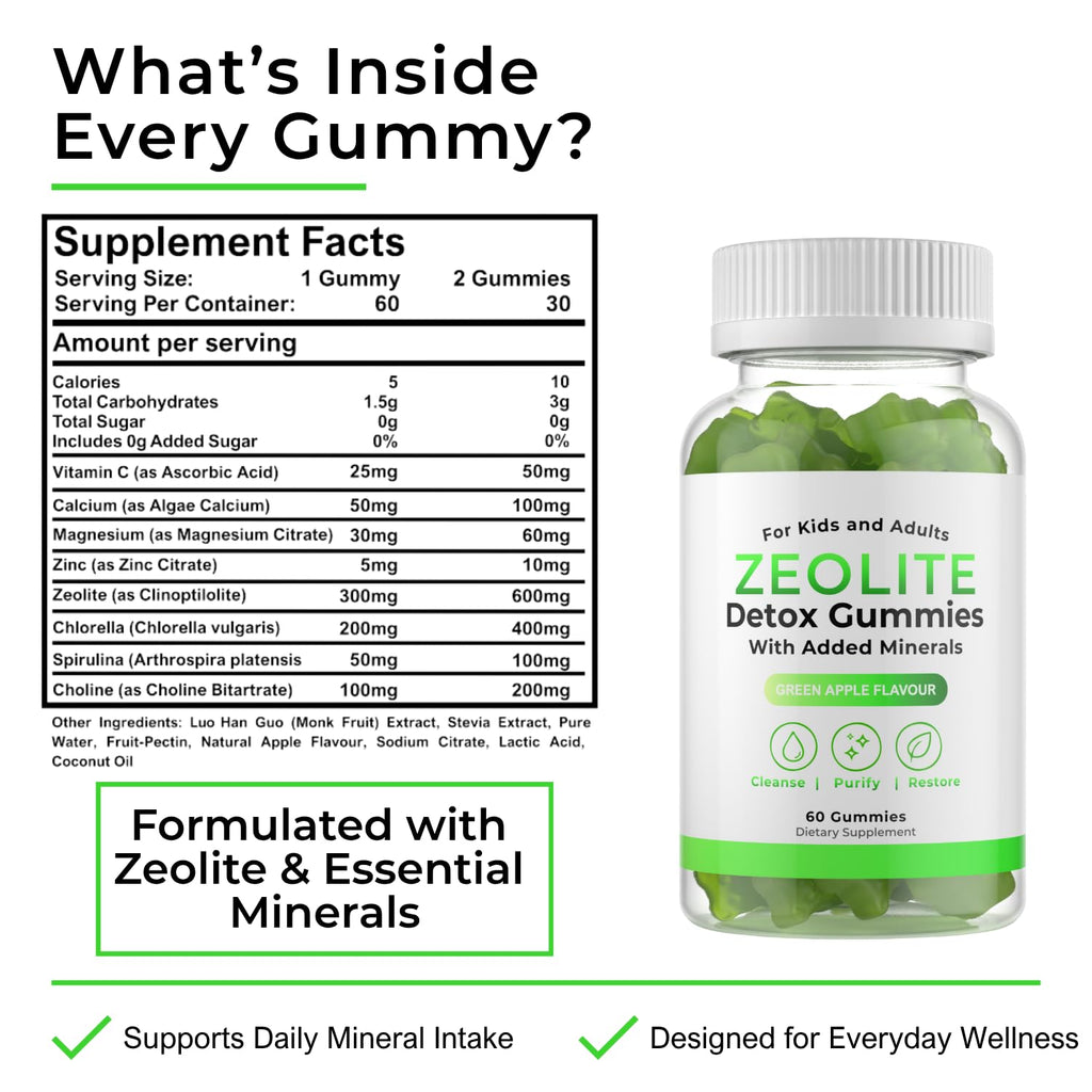 MAYN Zeolite Detox Gummies for Kids & Adults – image 2