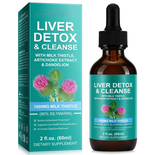 Milk Thistle 1000mg Liquid Drops – 60mL