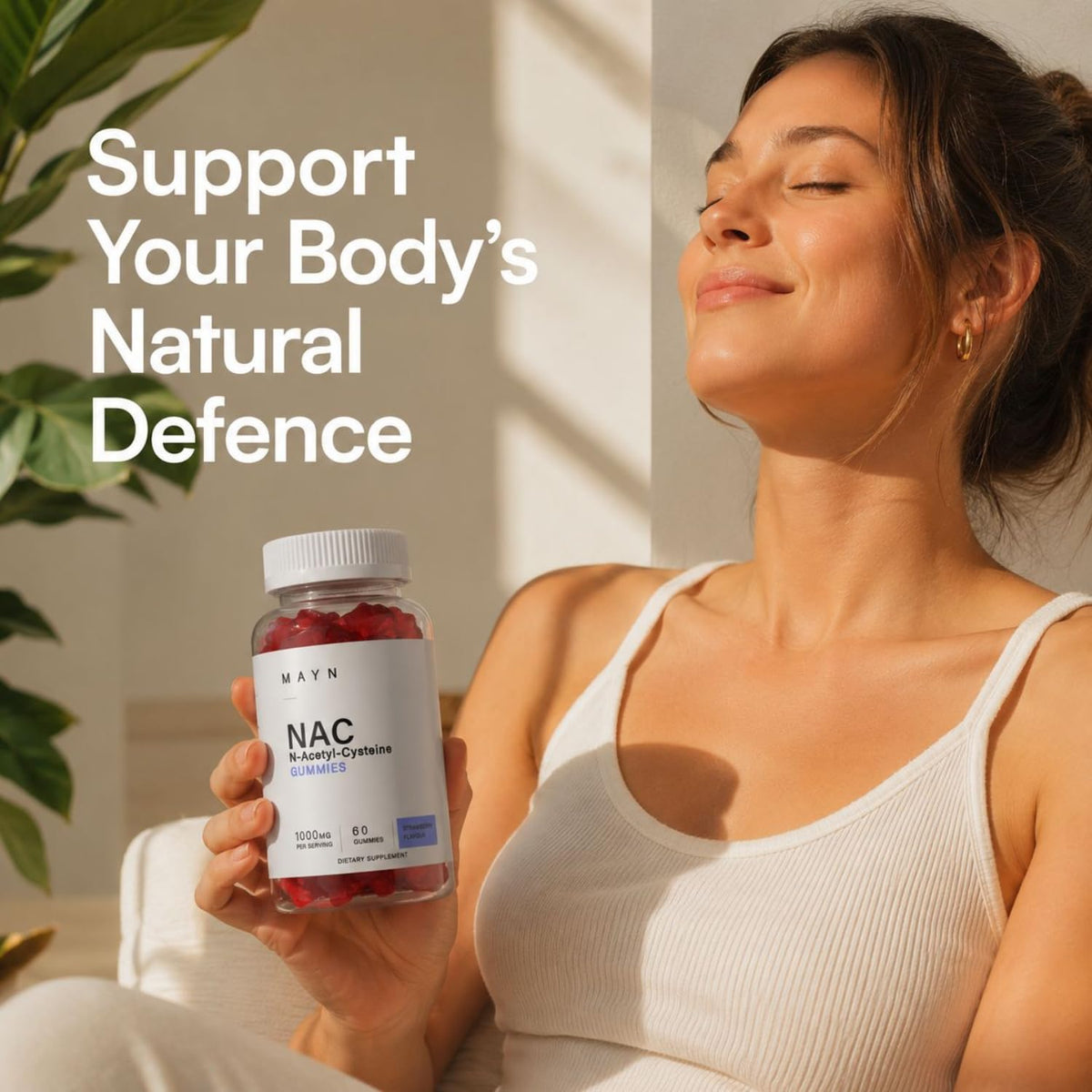 MAYN NAC (N-Acetyl-Cysteine) 1000mg Gummies – 60 Gummies – image 7