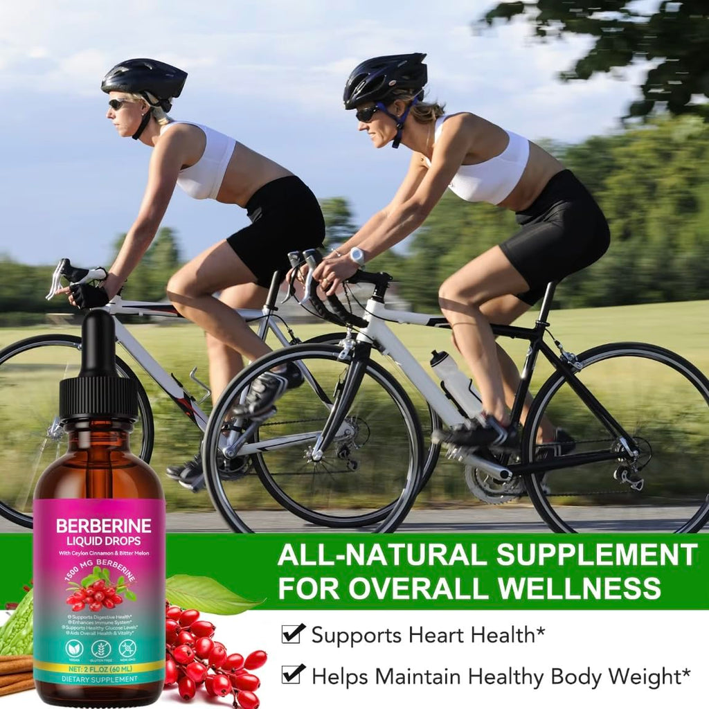 MAYN Berberine Liquid Drops 1500mg – 60mL – image 4